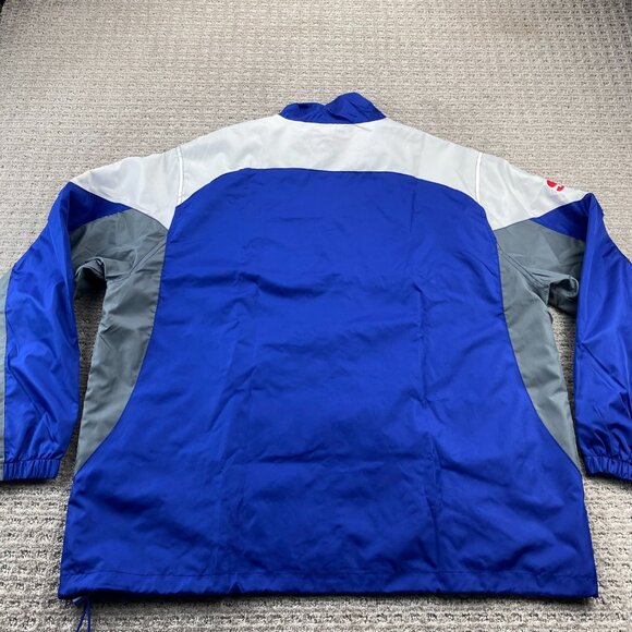 NY Giants Windbreaker Jacket Men Extra Large XL Blue Full Zip Sports Illustrated - Picture 7 of 10